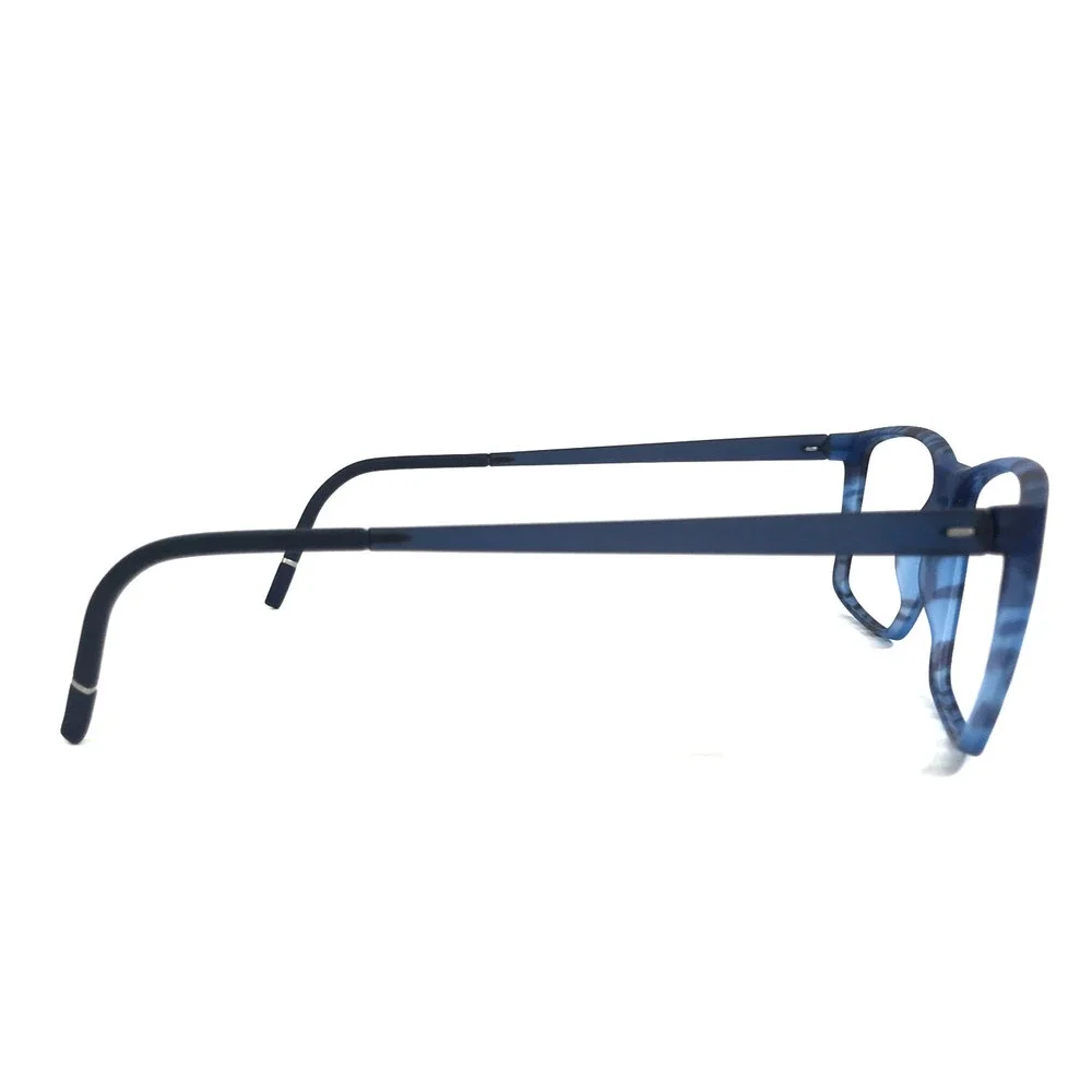 Silhouette Eyeglasses Frames SPX 2956 75 4610 Vivid Sky Blue Camo 57-16-145